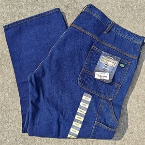 Key NEW Men's Jeans Dungaree Relaxed Fit Size 48x30 Performance Comfort